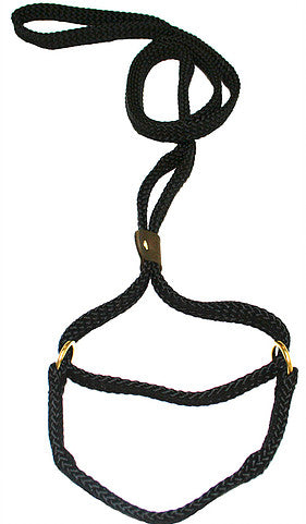 Lone Wolf 1/4" Flat Braid Martingale Style Slip Lead / Kennel Lead